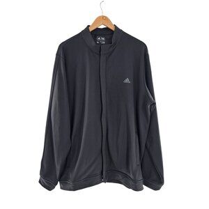 Adidas Golf Mens Sz Extra Large Black Full‎ Zip Jacket